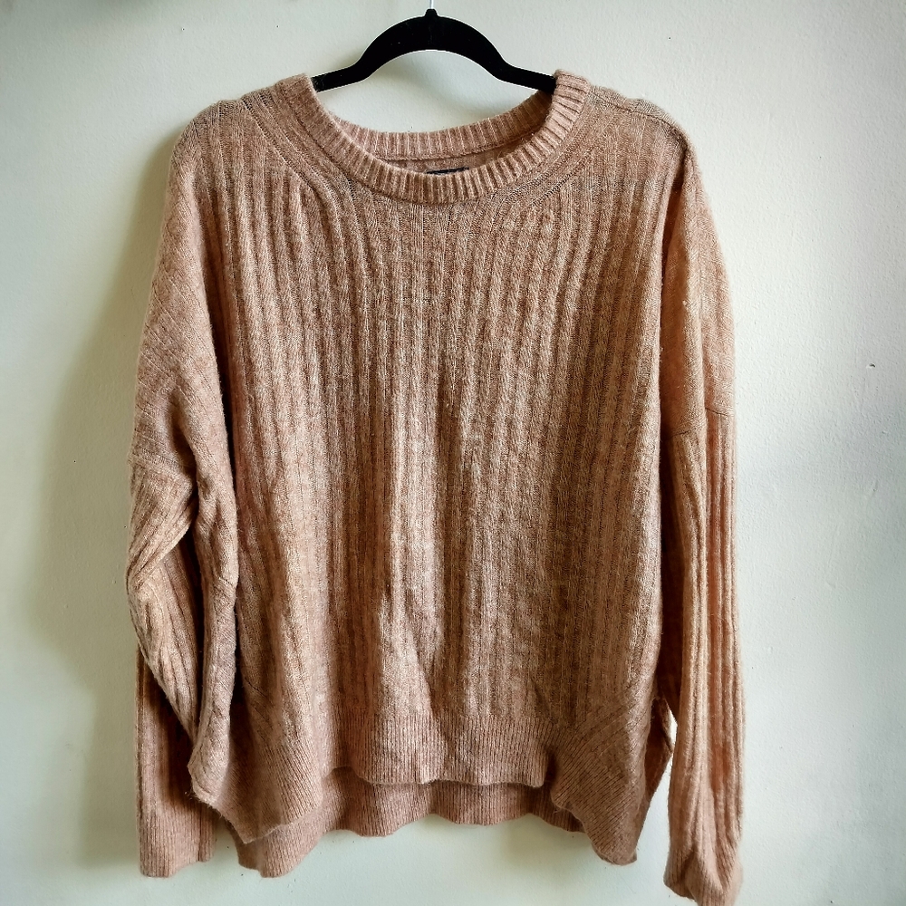 Abercrombie Pink Crew Neck Sweater